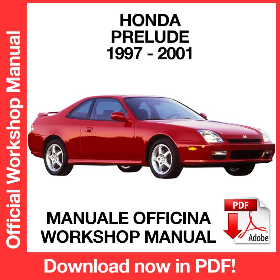 Manuale Officina Honda Prelude (1997-2001) (EN)