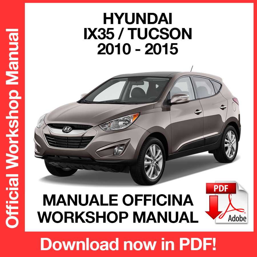 Manuale Officina Hyundai IX35 Tucson (2010-2015) (EN)