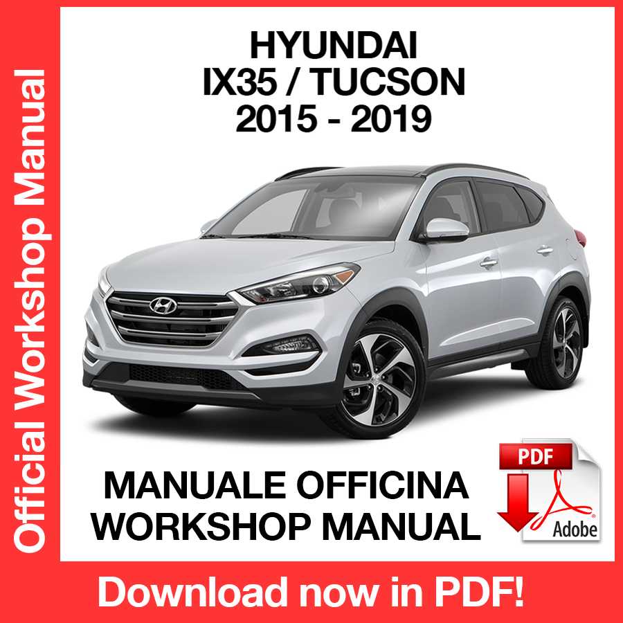 Manuale Officina Hyundai IX35 Tucson (2015-2019) (EN)