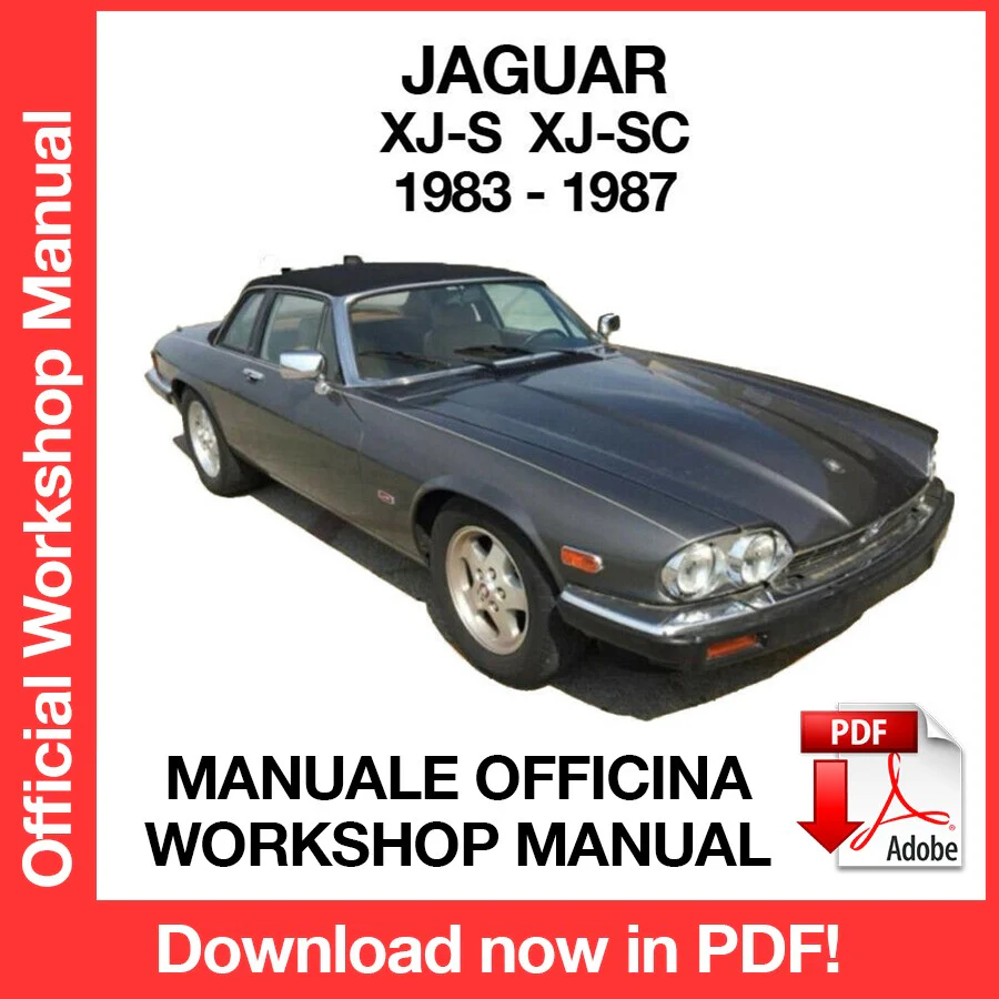 Manuale Officina Jaguar XJ XJ-S XJ-SC (1983-1987) (EN)