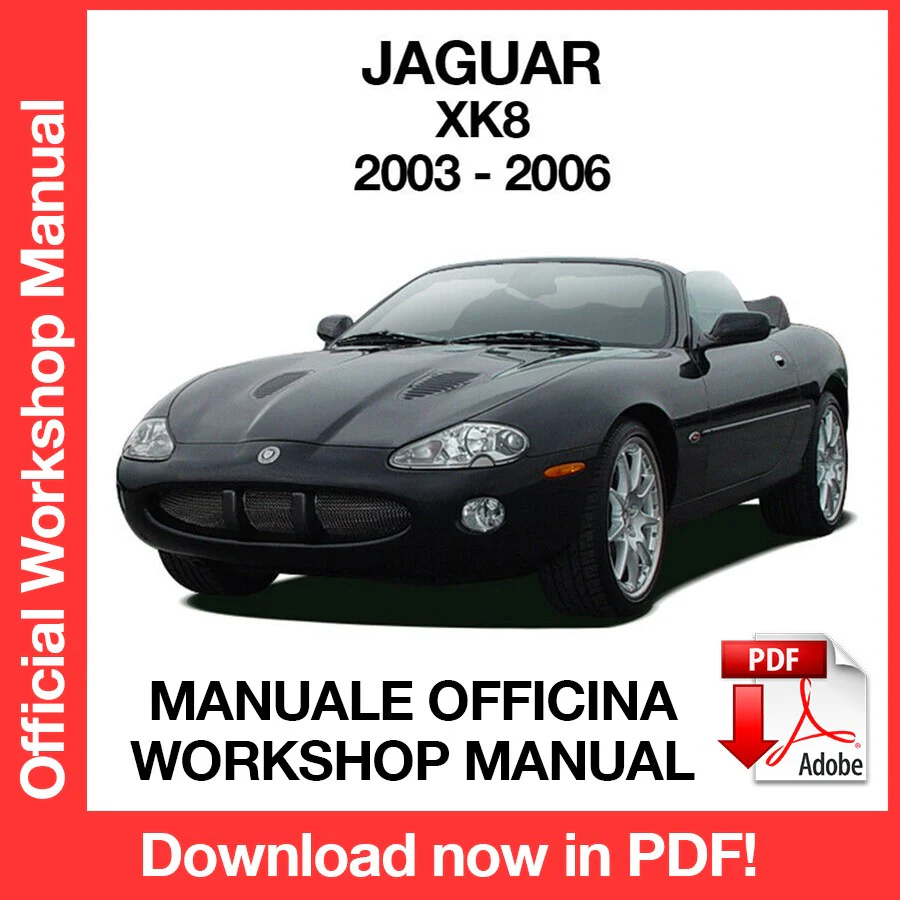 Manuale Officina Jaguar XK8 (2003-2006) (EN)
