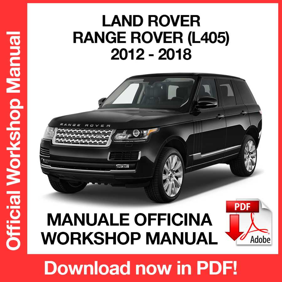 Manuale Officina Land Rover Range Rover L405 (2012-2018) (EN)