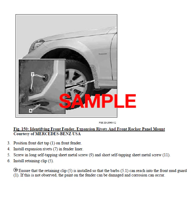 Manuale Officina Mercedes Benz Sprinter (2006-2018) (EN) - Image 3