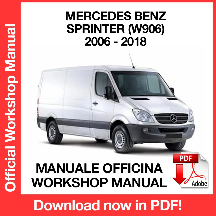 Manuale Officina Mercedes Benz Sprinter (2006-2018) (EN)