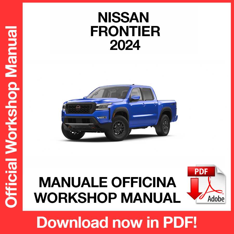 Manuale Officina Nissan Frontier (2024) (EN)