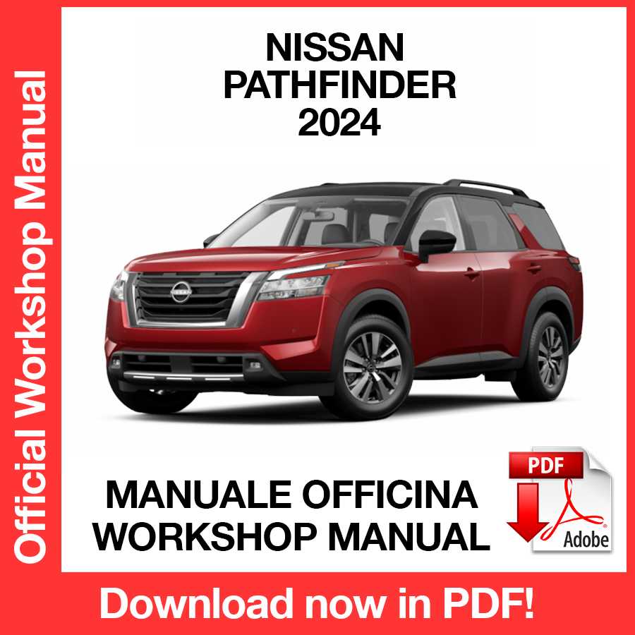 Manuale Officina Nissan Pathfinder (2024) (EN)