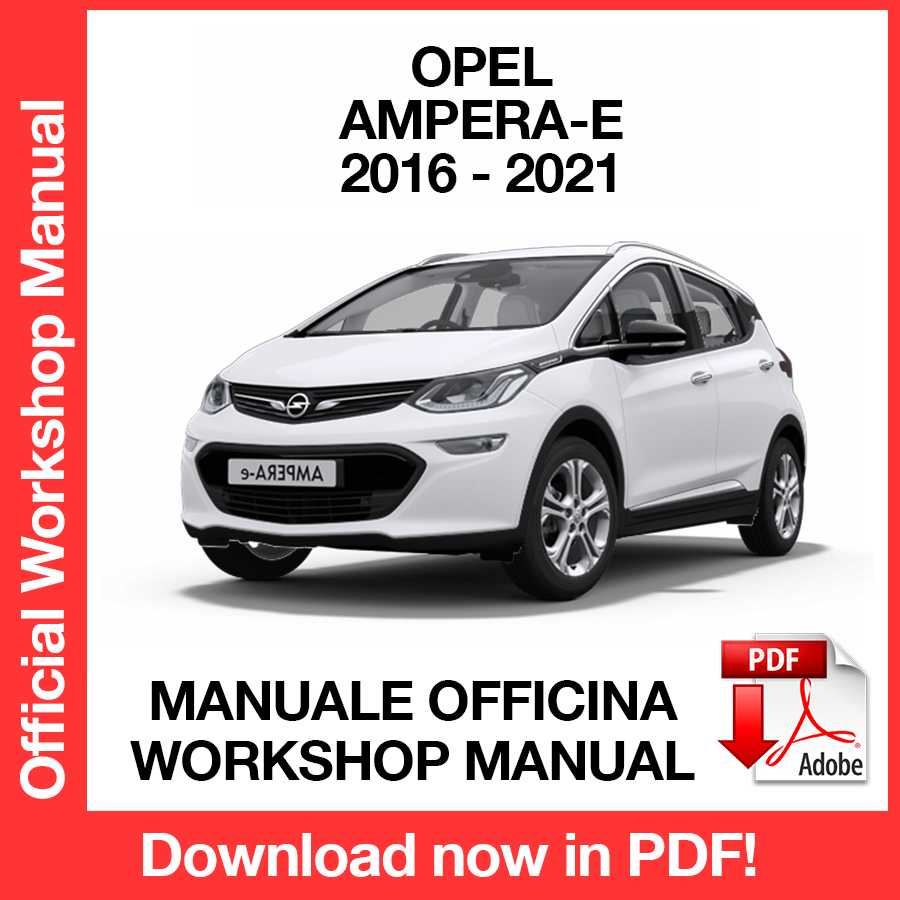 Manuale Officina Opel Ampera-e (2016-2021) (EN)