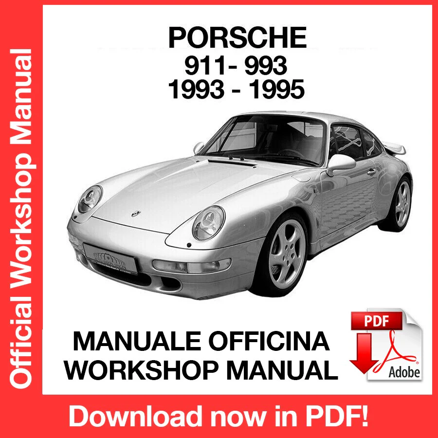 Manuale Officina Porsche 911 993 (1993-1995) (EN)