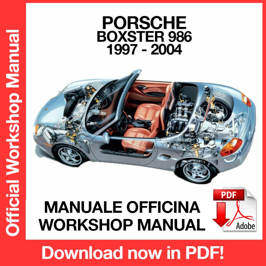 Manuale Officina Porsche Boxster 986 (1997-2004) (EN)