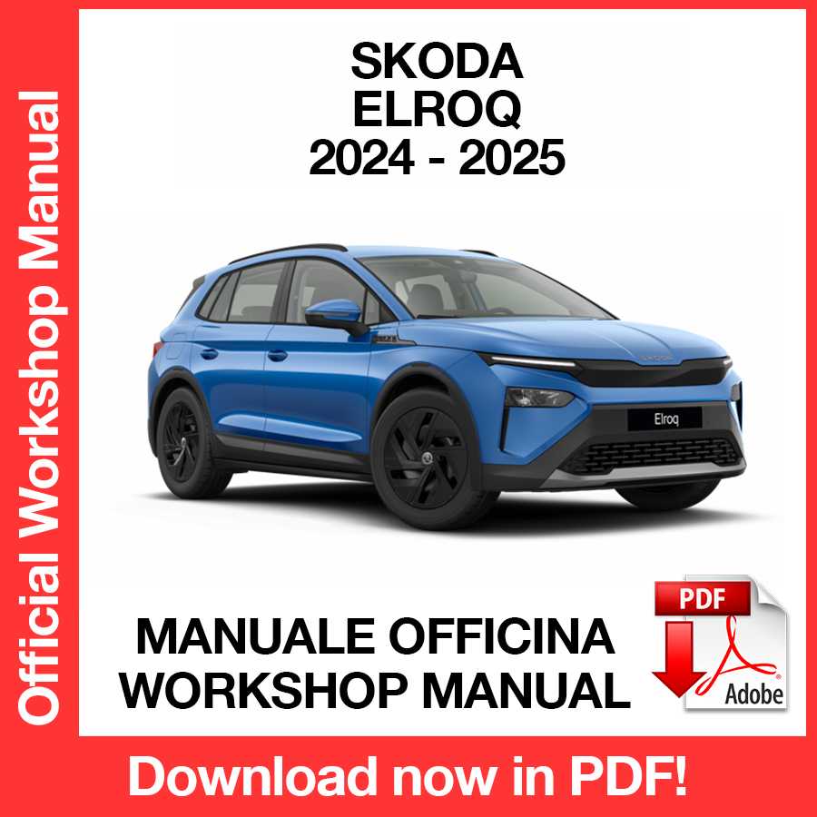 Manuale Officina Skoda Elroq (2024-2025) (EN)