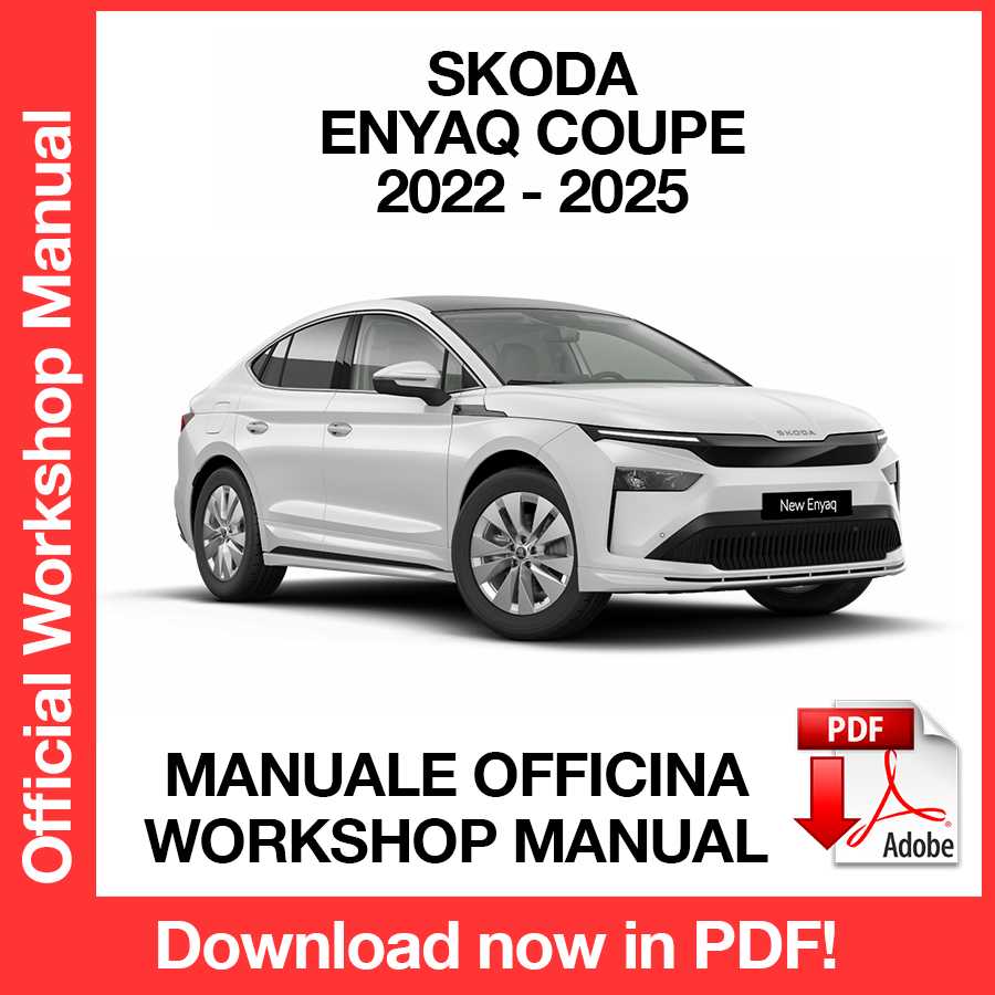 Manuale Officina Skoda Enyaq Coupe (2022-2025) (EN)
