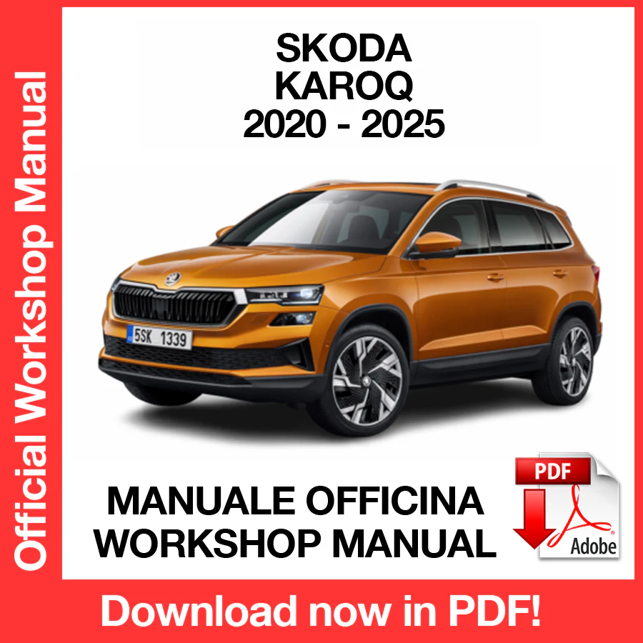 Manuale Officina Skoda Karoq (2020-2025) (EN)