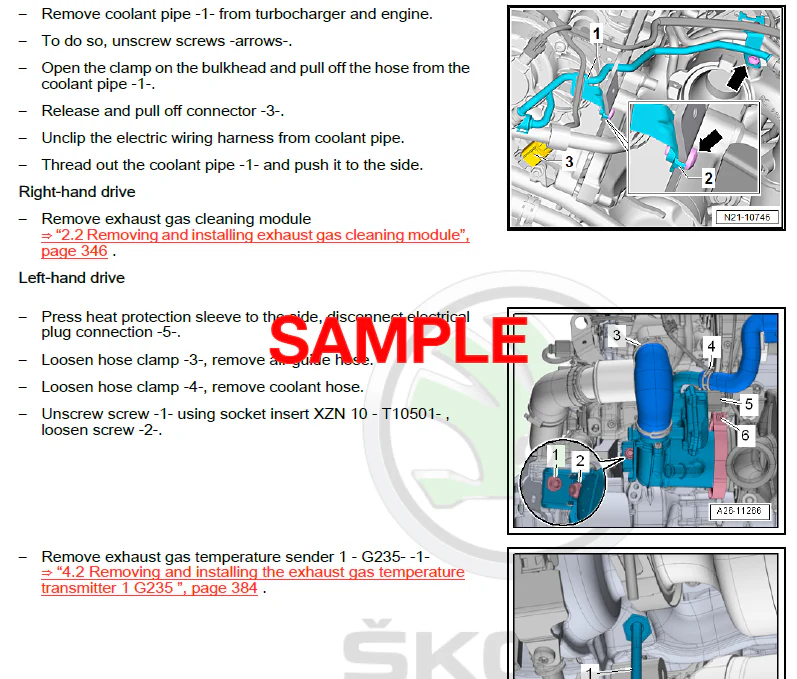 Manuale Officina Skoda Rapid (2013-2019) (EN) - Image 3
