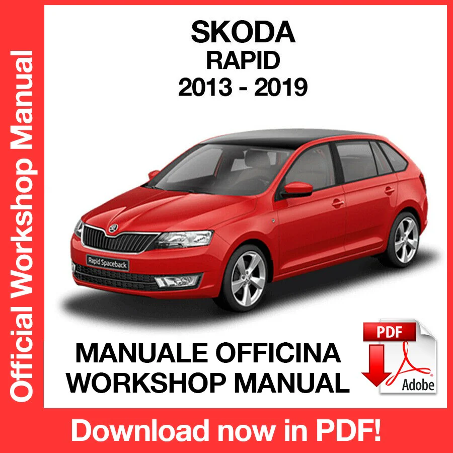 Manuale Officina Skoda Rapid (2013-2019) (EN)