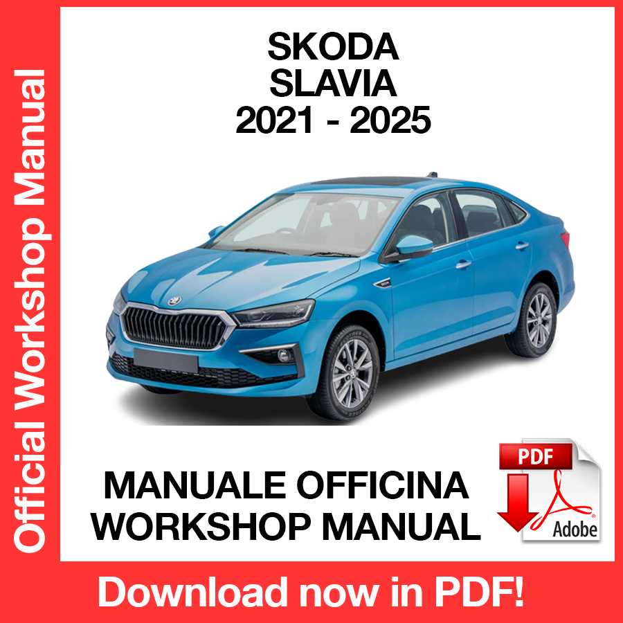 Manuale Officina Skoda Slavia (2021-2025) (EN)