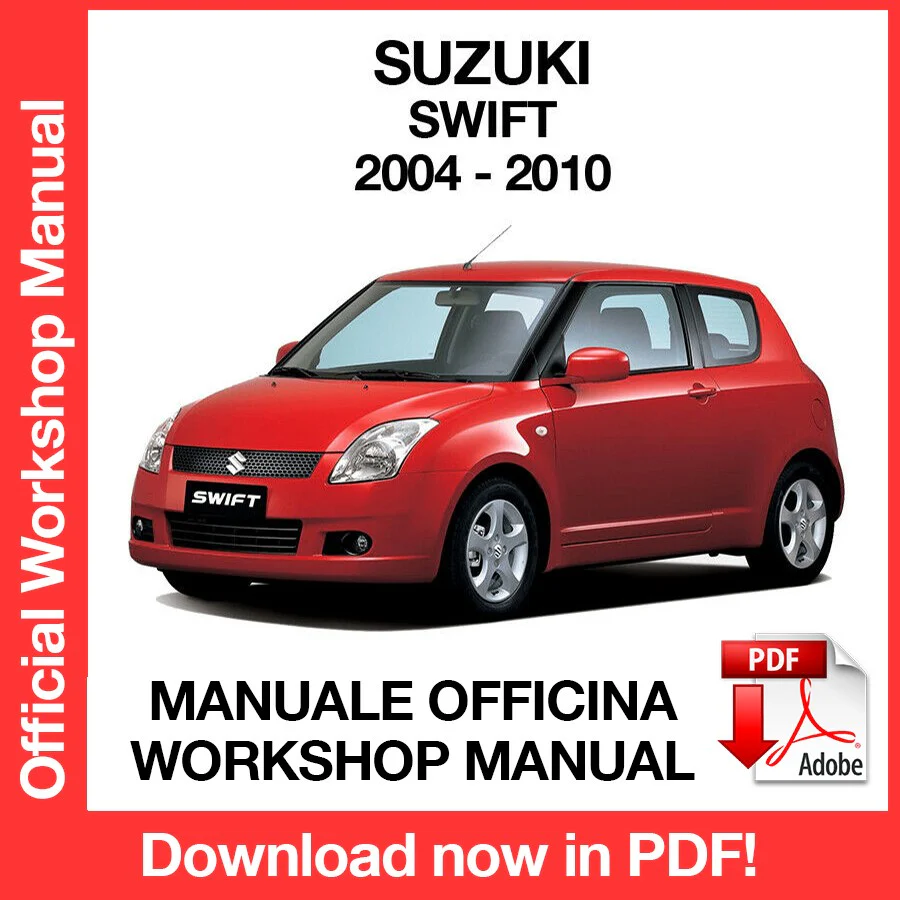 Manuale Officina Suzuki Swift (2004-2010) (EN)