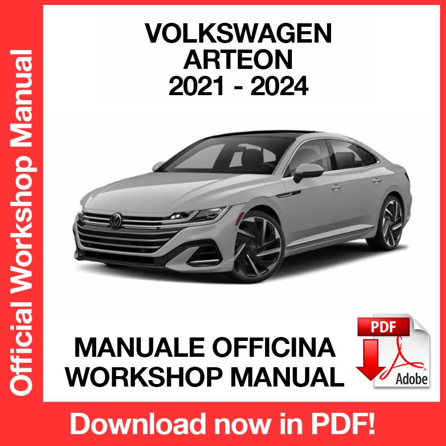 Manuale Officina Volkswagen Arteon (2021-2024) (EN)