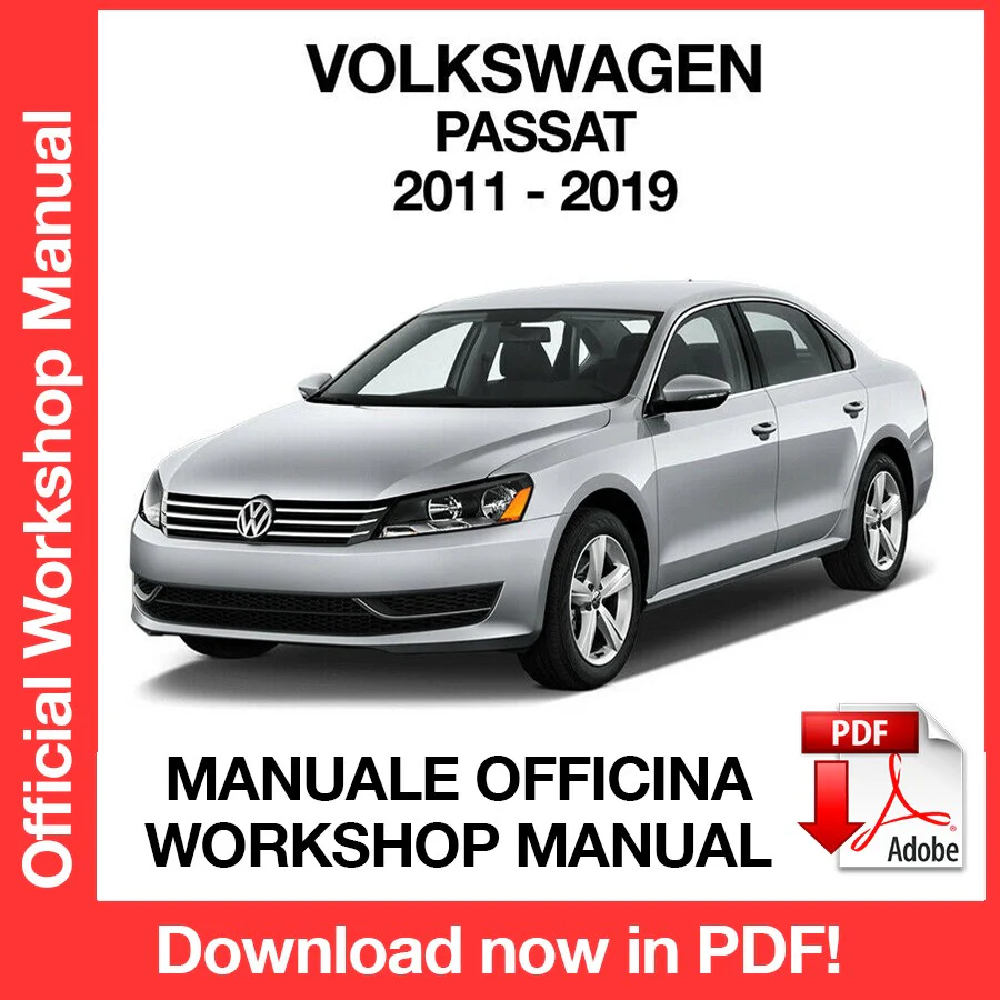 Manuale Officina Volkswagen Passat (2011-2019) (EN)