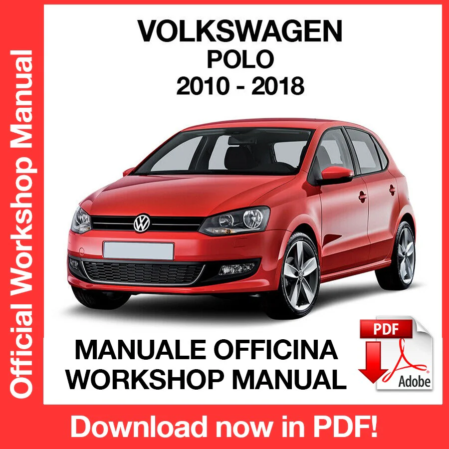 Manuale Officina Volkswagen Polo (2010-2018) (EN)