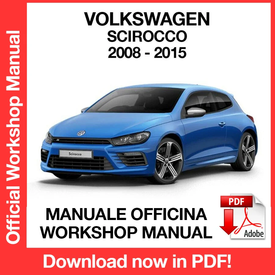 Manuale Officina Volkswagen Scirocco (2008-2015) (EN)