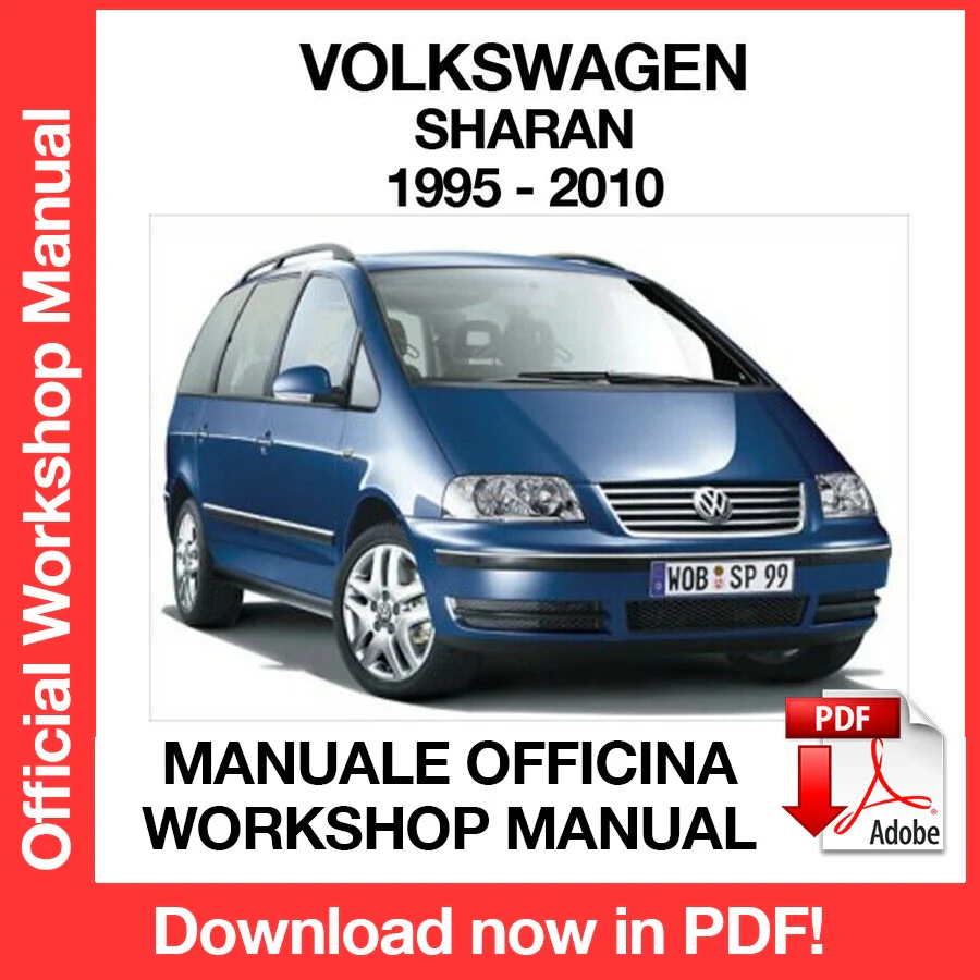 Manuale Officina Volkswagen Sharan (1995-2010) (EN)