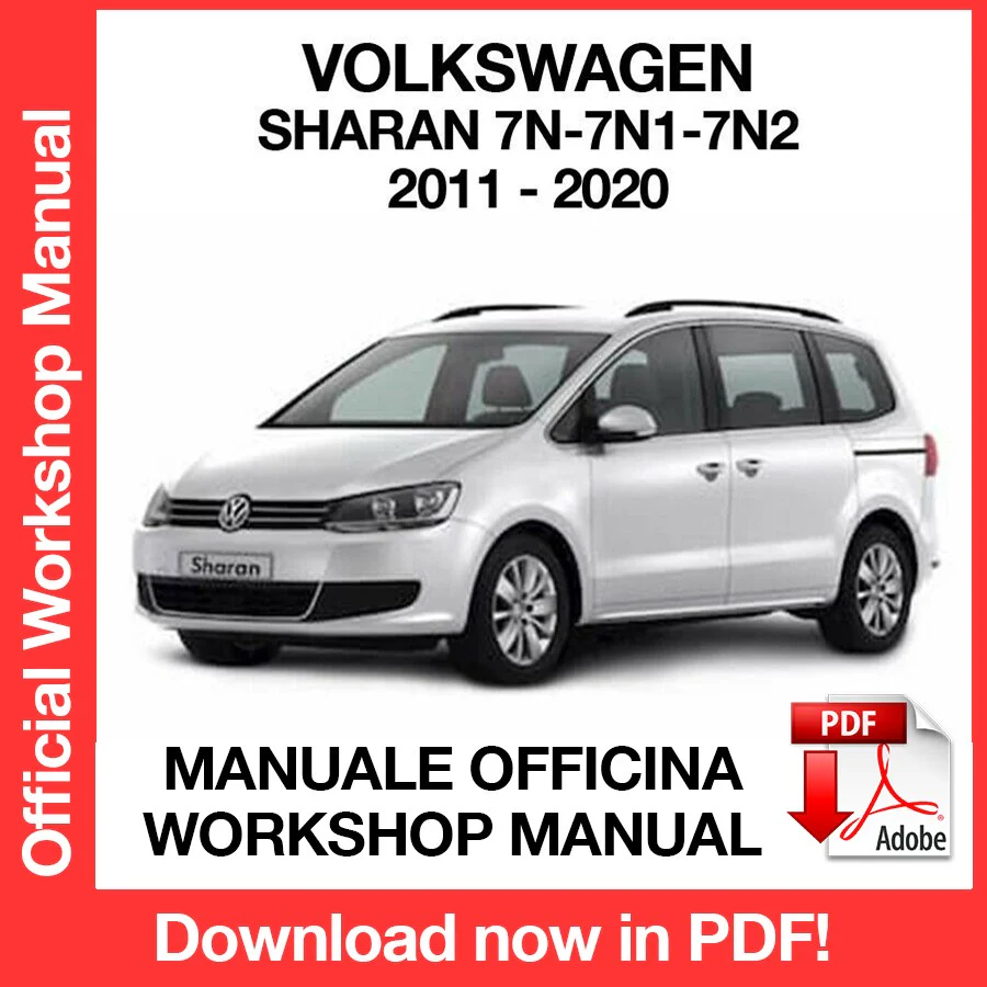 Manuale Officina Volkswagen Sharan (2011-2020) (EN)