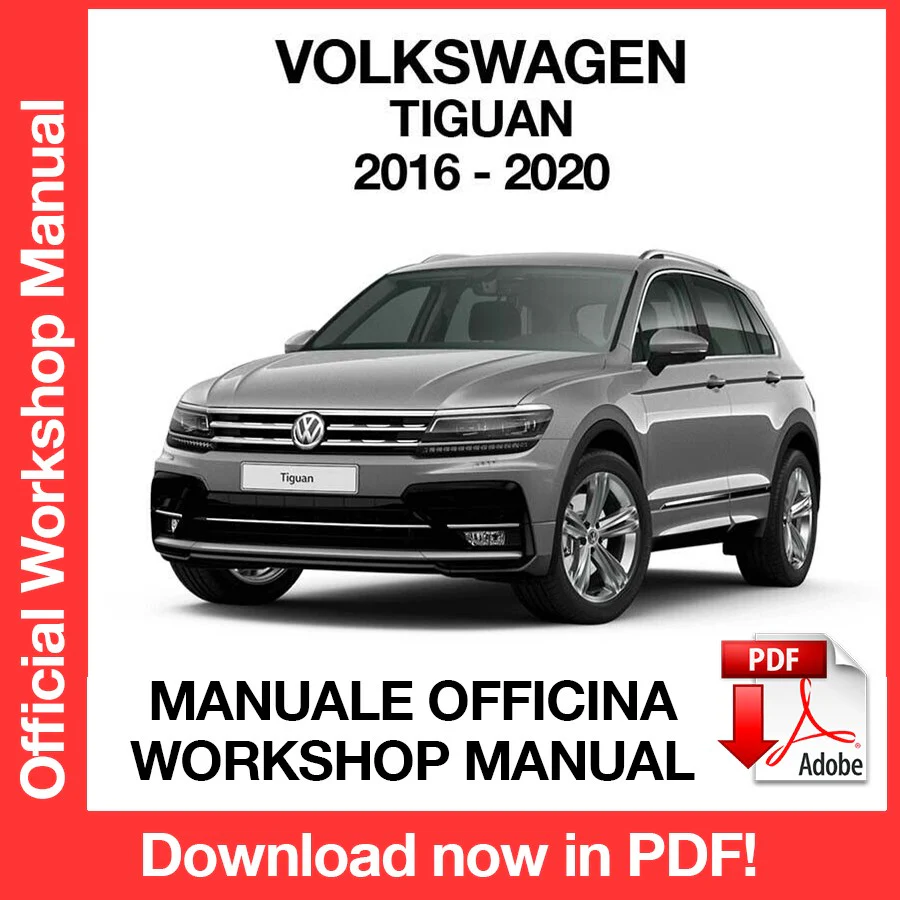 Manuale Officina Volkswagen Tiguan (2016-2020) (EN)