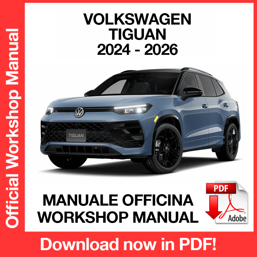Manuale Officina Volkswagen Tiguan (2024-2026) (EN)