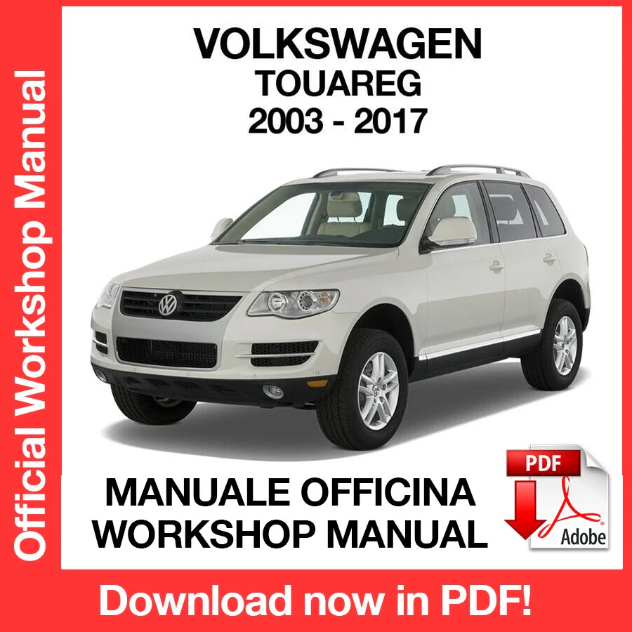 Manuale Officina Volkswagen Touareg (2003-2017) (EN)