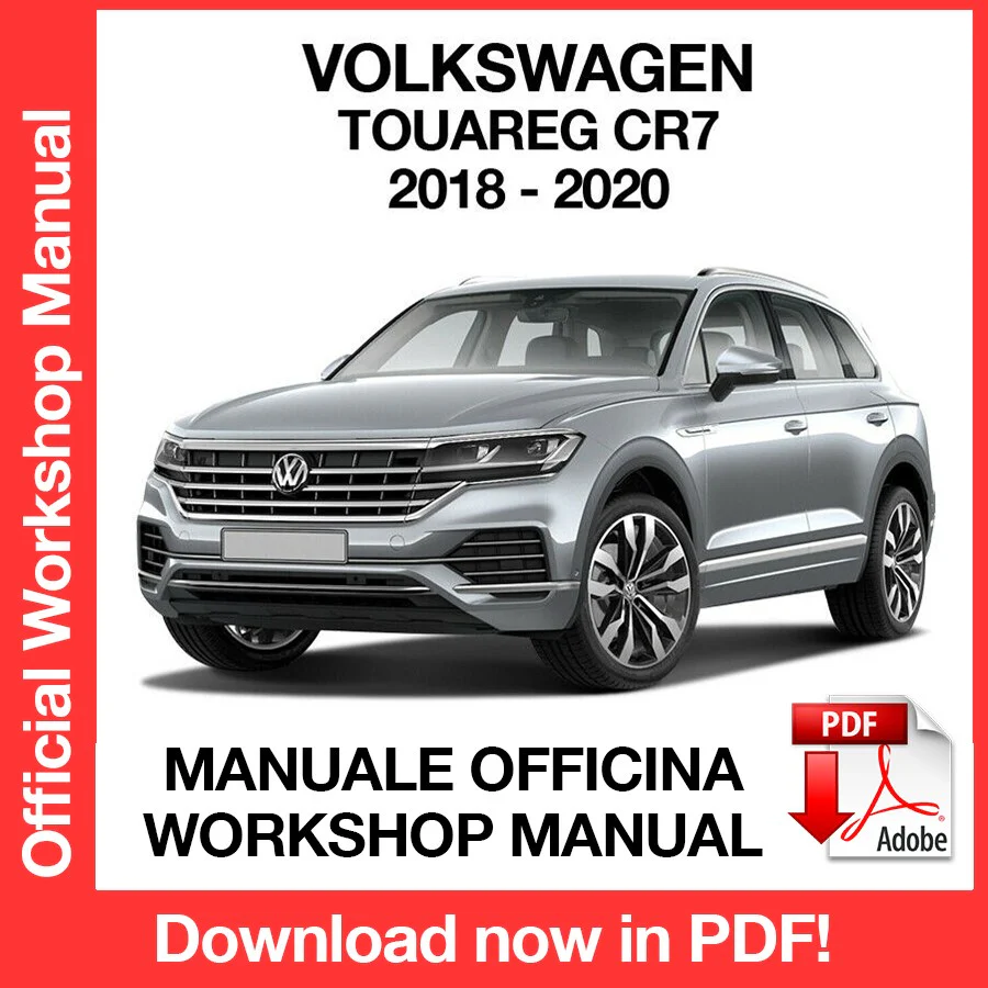 Manuale Officina Volkswagen Touareg (2018-2020) (EN)