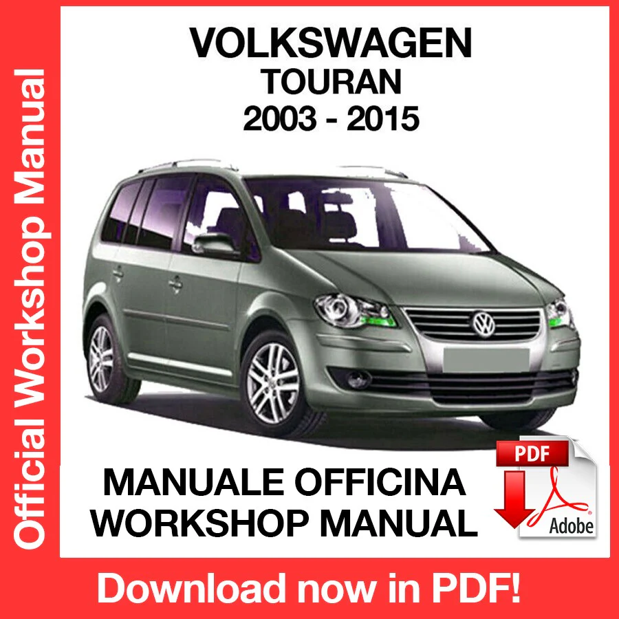 Manuale Officina Volkswagen Touran (2003-2015) (EN)