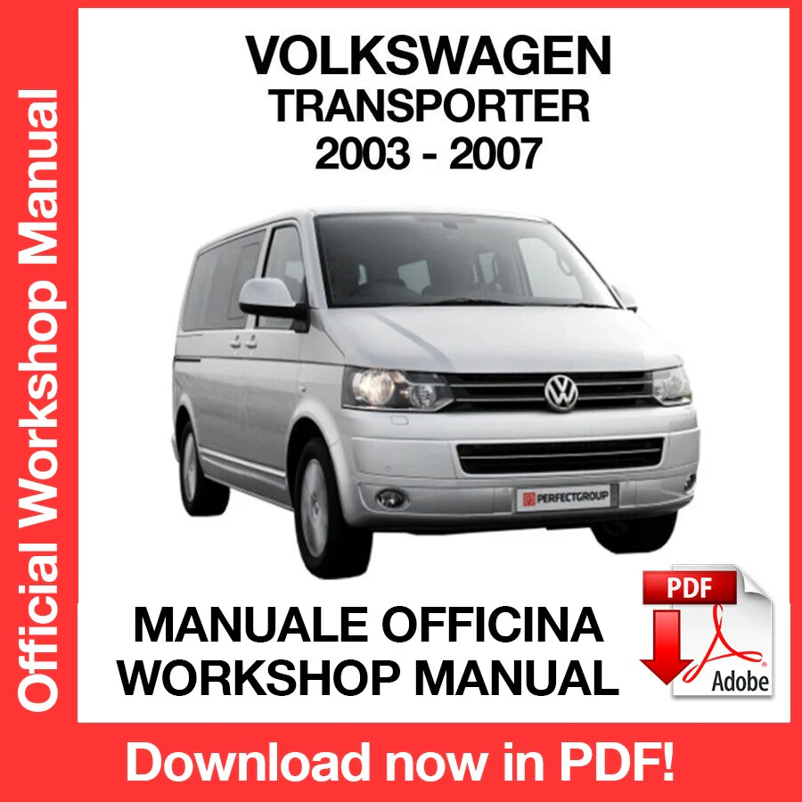 Manuale Officina Volkswagen Transporter T5 (2003-2007) (EN)