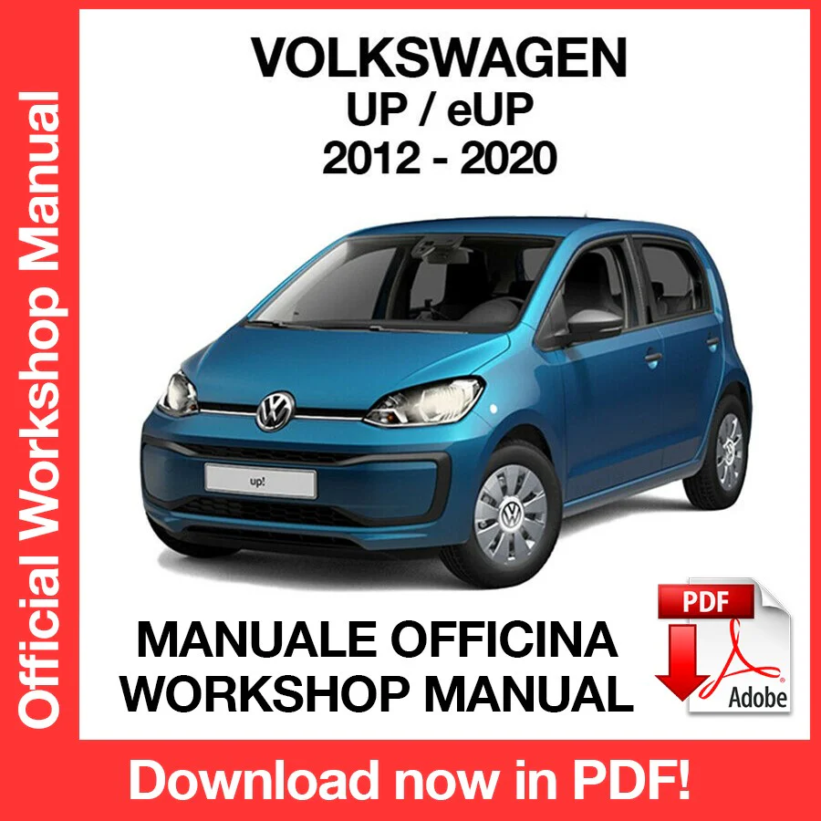 Manuale Officina Volkswagen UP - eUP (2012-2020) (EN)