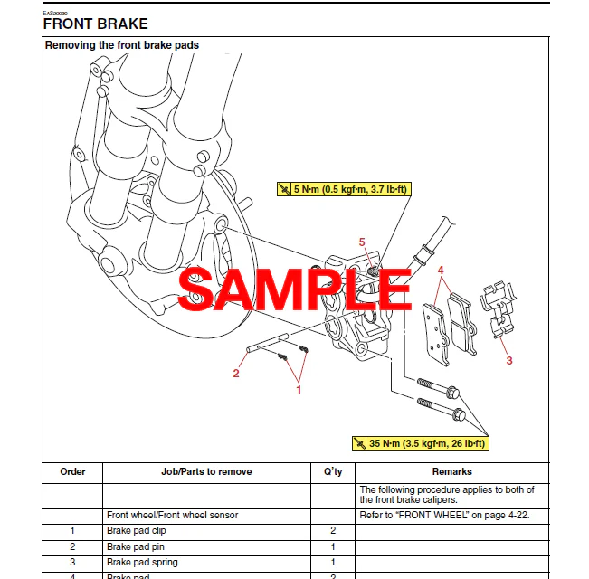 Manuale Officina Yamaha Bolt R-Spec (2017-2018) (EN) - Image 2