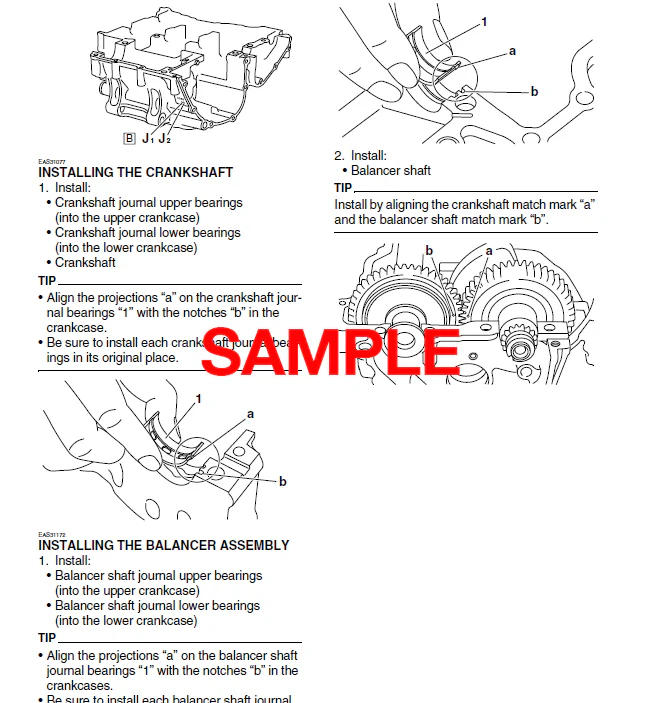Manuale Officina Yamaha Bolt R-Spec (2017-2018) (EN) - Image 3